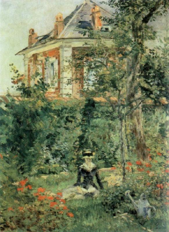 Edouard Manet Corner of the Garden at Bellevue France oil painting art